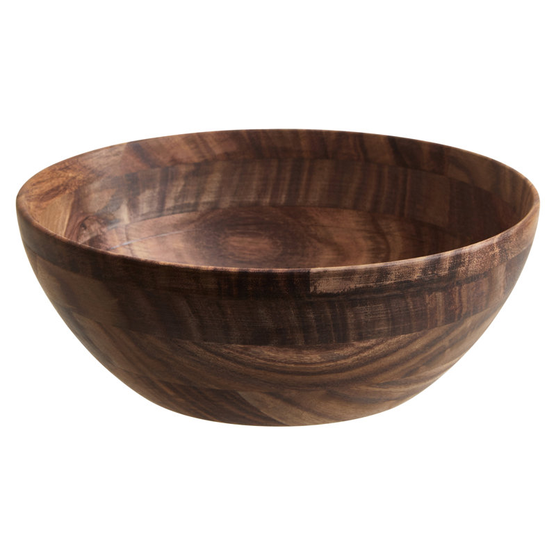 Amiela Wood Decorative Bowl