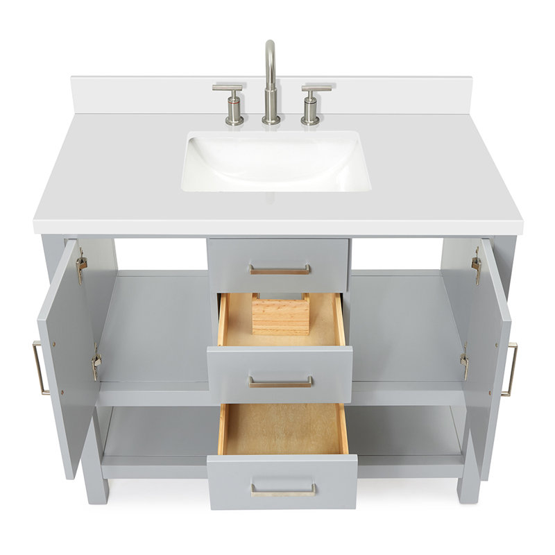 Bayhill 43'' W Single Vanity, Gray