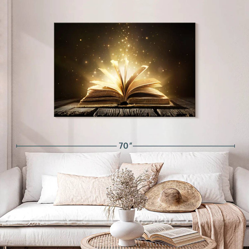 Livre magique Kerner, H 30 po x l 45 po