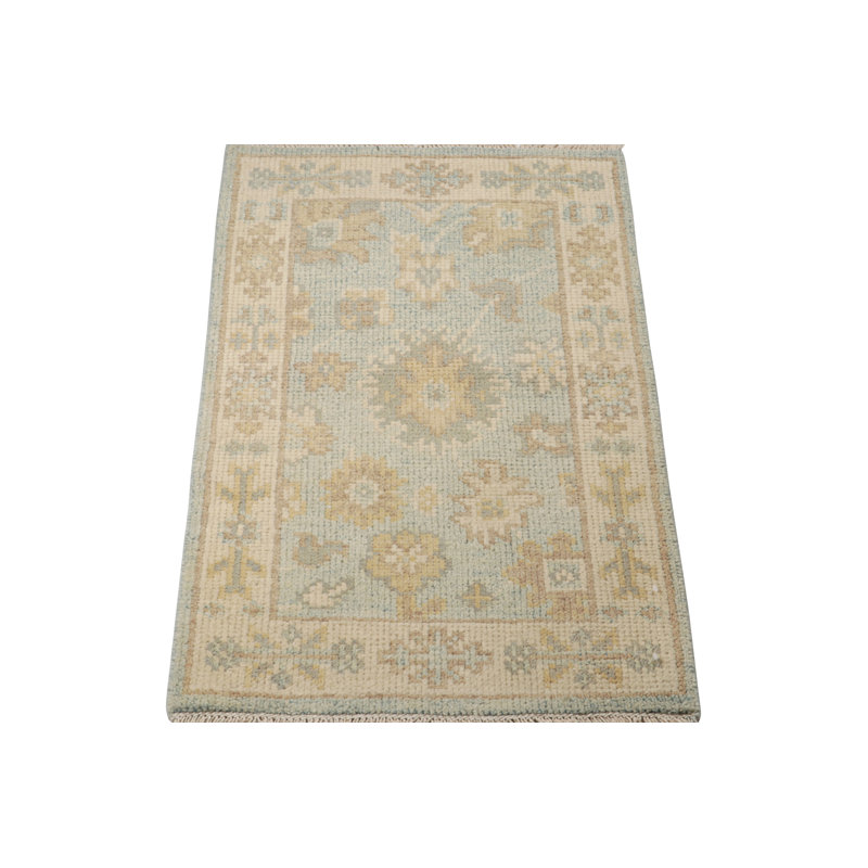 One-of-a-Kind Rectangle 2’ X 3’ Hand Knotted Area Rug