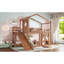 Lits multifonctionnels avec rangement, lit mezzanine simple en bois pour la maison