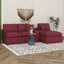Canapé modulaire en forme de L à combinaison libre, canapé rembourré de 107,9 po avec coussin double et poches latérales, fauteuils à compression complète-968063670