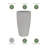 ECOBO Eco-Friendly Round Pot Planter, VicenzaIndoor/Outdoor use,Four Season Use-105706252-88977543