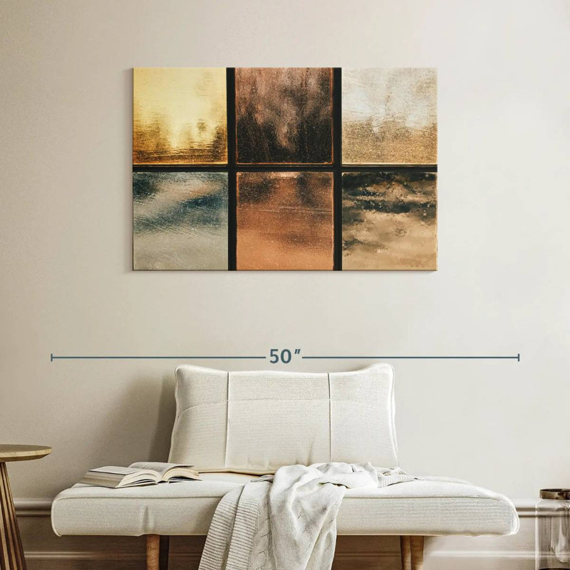 Avery Abstract Metallics, 26" H x 39" W