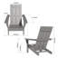 Chaises Adirondack modernes en PEHD toutes saisons-1477908056