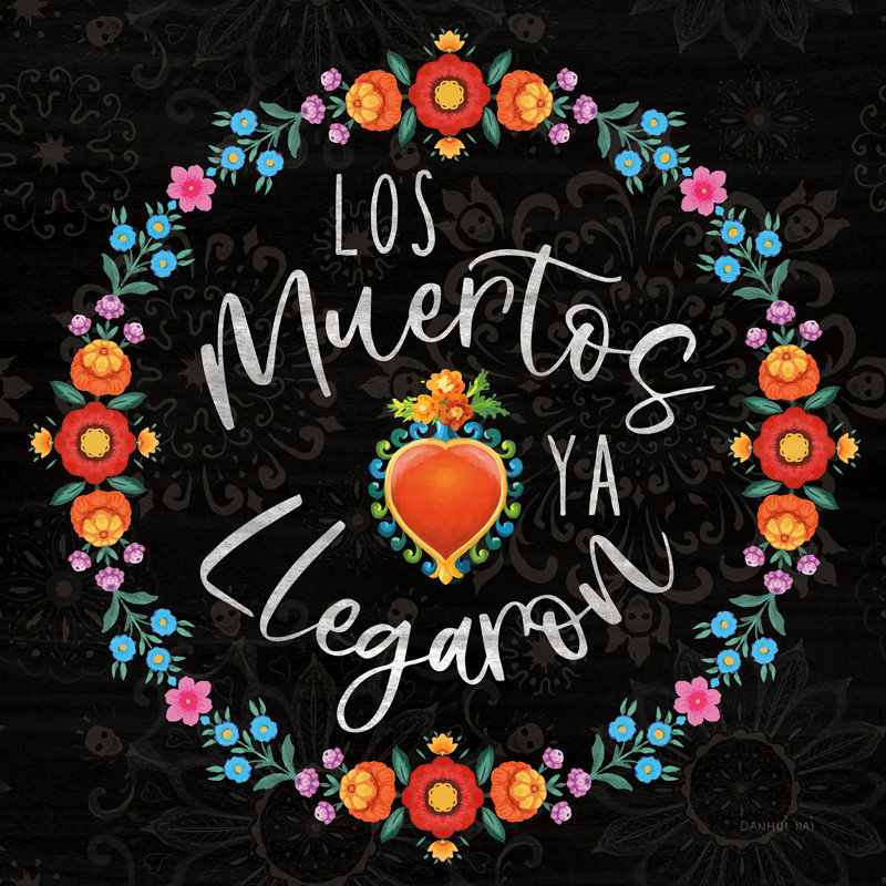 Ingleton Dia De Los Muertos IV par Danhui Nai, H 12 po x l 12 po
