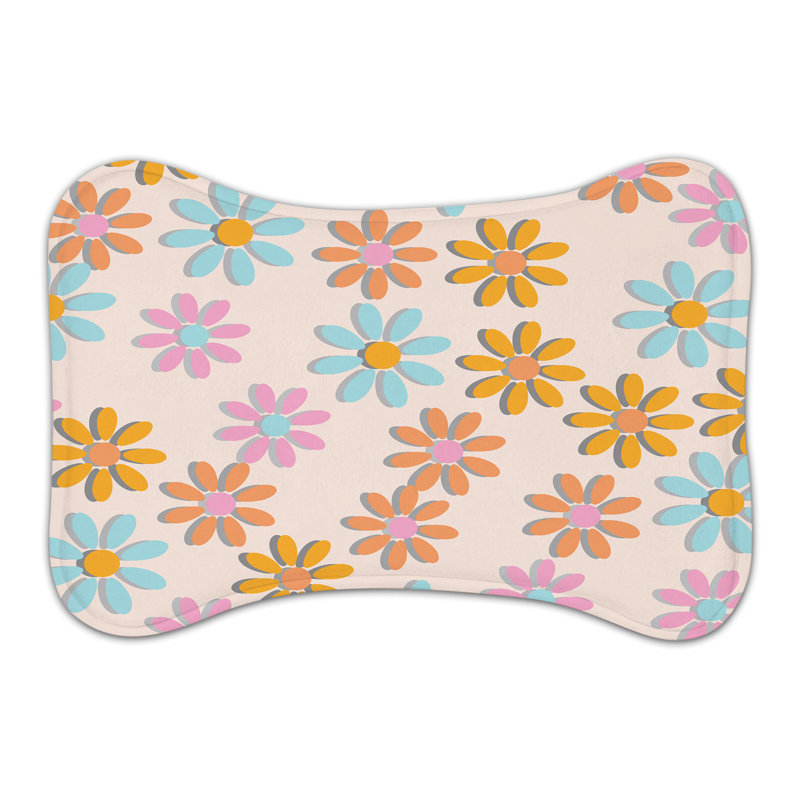 Boogie Delight - 1 Piece Bone Shape Feeding Mat, XL (18")