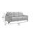 88.75 " Faux Leather Sofa