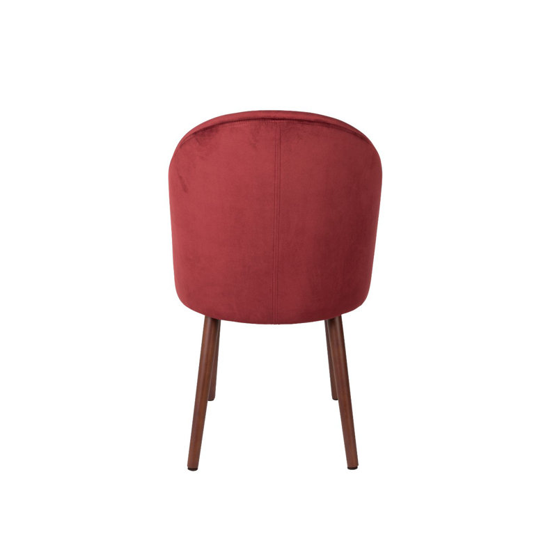 Upholstered Dining Chair, Red