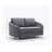 Yuina Gray Linen Loveseat