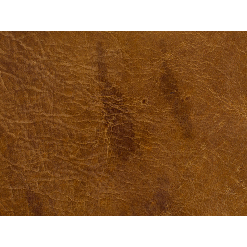 Calloway 31" Side Chair, Brown Genuine Leather