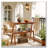 Storage Hall Table,Compact End Table,Wood Sofa Side Table-946395155