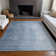 Premium Machine Washable Prisco Blue Rug