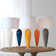 Teardrop Glass Lamp-Blue
