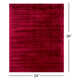Fennel Handmade Viscose Red Rug