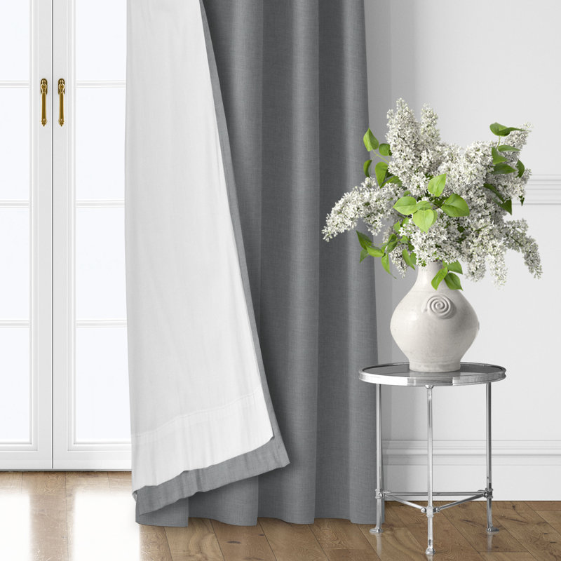 Ensemble de 2 rideaux en coton Shay, L 20 po x L 144 po