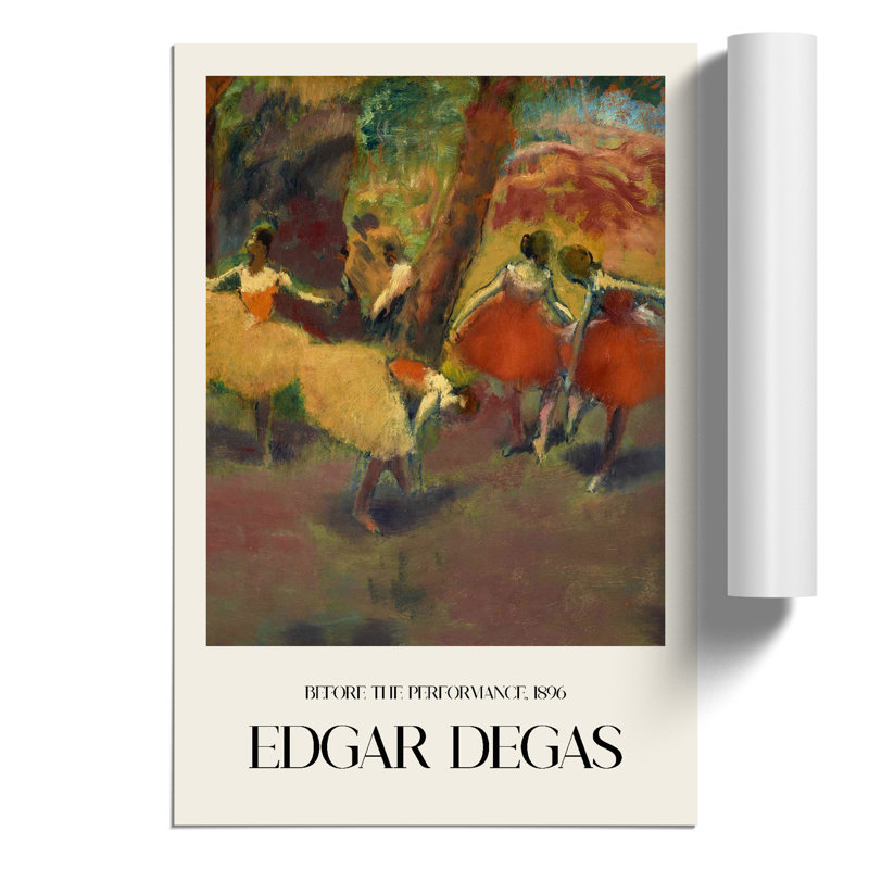 Before the Performance Print by Edgar Degas - Frameless Print, 59cm H x 42cm W x 0.1cm D