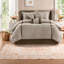 Ensembles de literie confortables 7 pièces, grand confort moderne en polyester