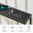 Narrow Console Sofa Table With Charging Station, Skinny Behind Couch Table For Living Room, Hallway, Foyer, Built-In Power Outlets, Space-Saving Design, Sturdy Construction-1119912835
