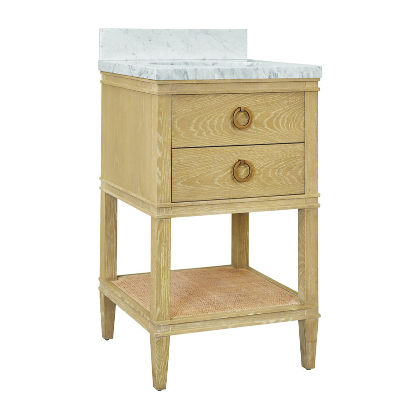 24 in. Vanity, Cerused Oak