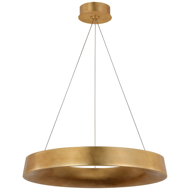 Neptune 6 - Light LED Chandelier, Gild, Gold