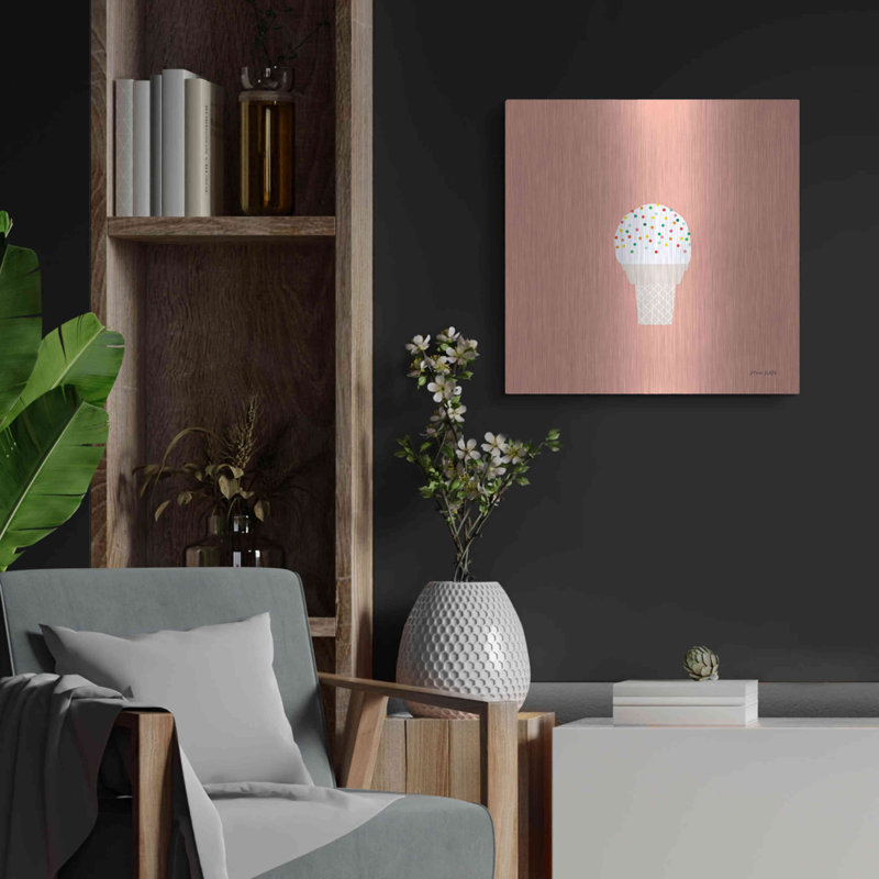 «Ice Cream Cone I» par Ann Kelle, H 24 po x l 24 po
