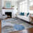 Machine Washable Indoor/Outdoor Keim ACN2381 Circles Rug-1909924940