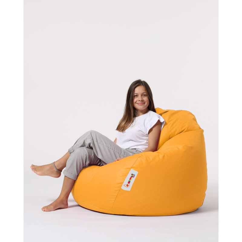 Outdoor Friendly Bean Bag, Yellow