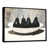 Black Floater Framed