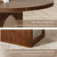 Table de salle à manger ronde de 47 pouces avec armoire de rangement (sans la chaise)-440250024