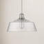 Luminaire suspendu en forme de dôme à 1 lumière en nickel poli Lind Stockholm-1389368166