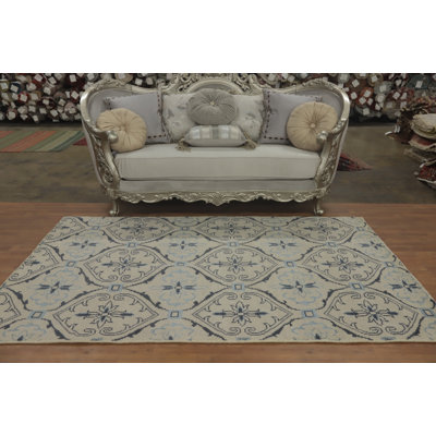Tapis de salon fait à la main de style Gabbeh 5 x 8
