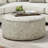 Upholstered 140 " Chenille U-Shaped Seating Component with Ottoman