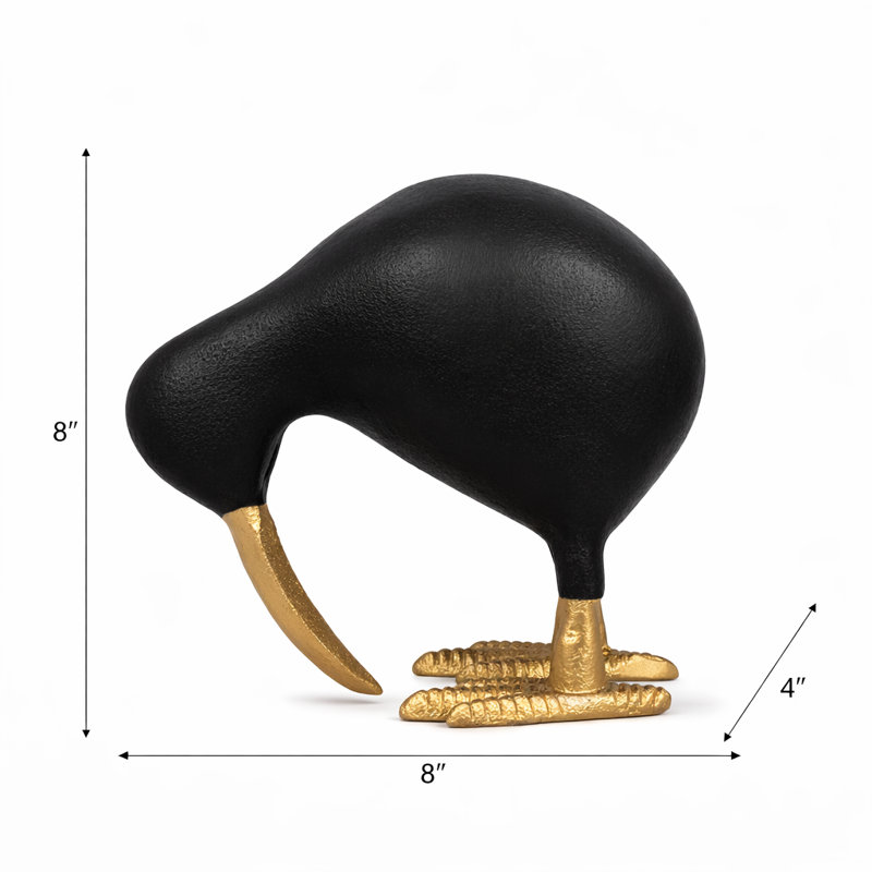 Figurine Petit Kiwi, H 8 po x l 8 po x P 4 po