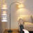 Floor Lamp With Remote Control, Stepless Dimmable LED Bulb, Rotatable Drum Shade, And Foot Switch For Living Room, Bedroom, Or Office-614525954