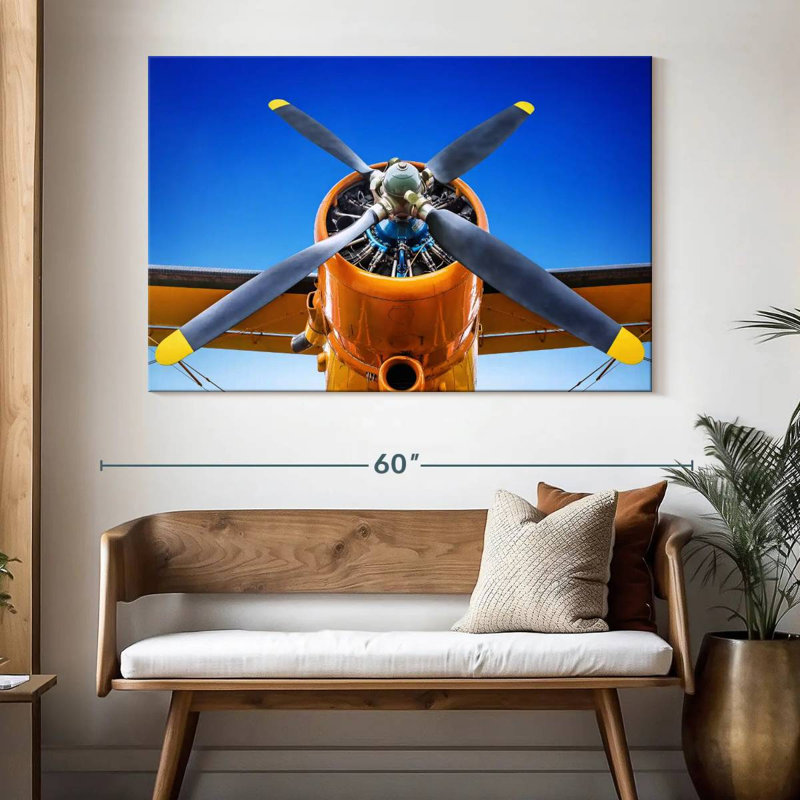 Avion à hélice Mehar, H 34 po x l 51 po