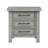 Transitional Antique Gray Finish Nightstand Of 3X Drawers Classic Bedroom Furniture 1Pc Bedside Cabinet