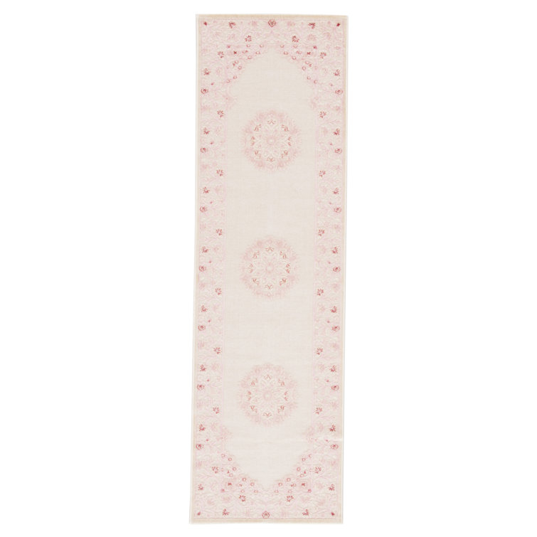 Asifa Soft Power-Loomed Oriental Area Rug with Medallion Design and Scrolling Border by Jaipur Living