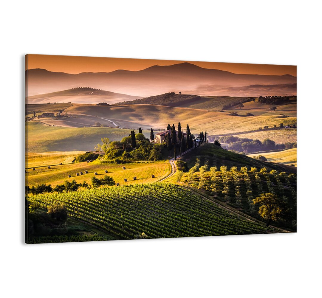 Leinwandbild - Fotografie „Arkadia - Tuscan Landscape”