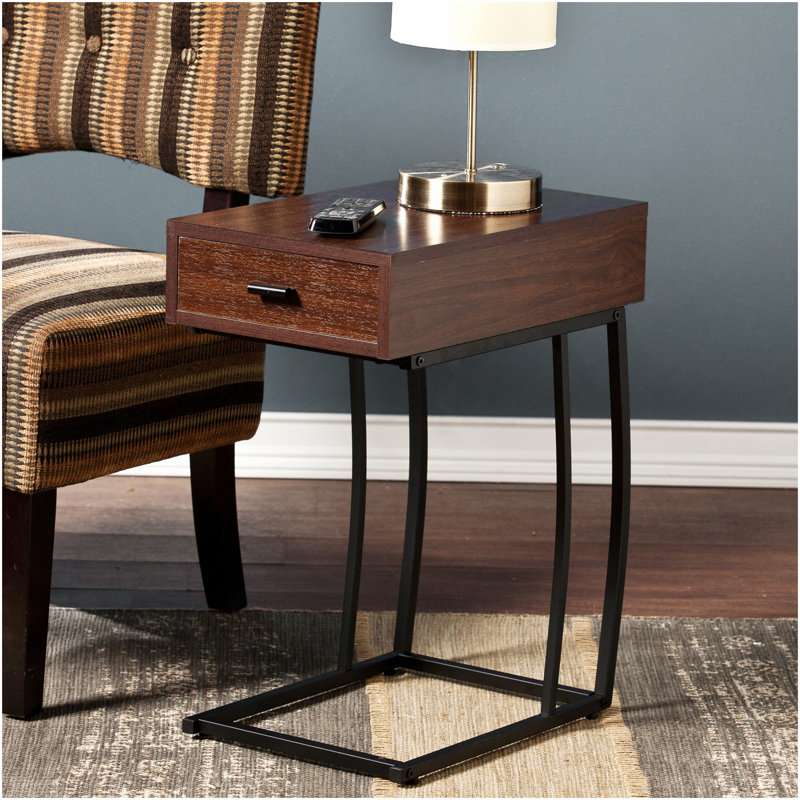 Table d'appoint Porten avec alimentation et USB