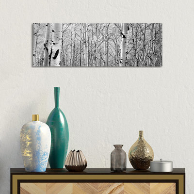 Aspen Trees In A Forest- Gallery-Wrapped Canvas Giclée