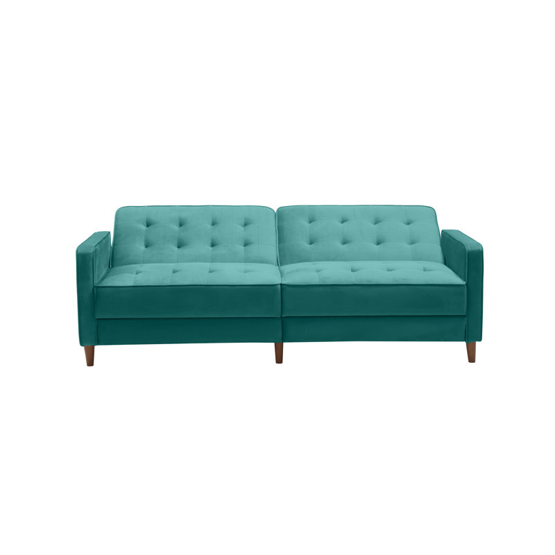 Stetson Upholstered 80'' Sofa, Green
