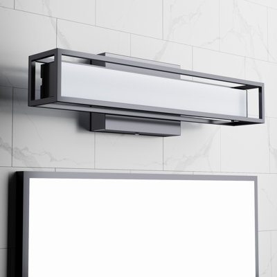 Éclairage de salle de bain à intensité variable 15,75 po l Kazuma DEL 3000K / 4000K / 5000K 3CCT réglable
