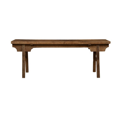 Console en orme de 82 po de large Kavilash Peasant, naturel