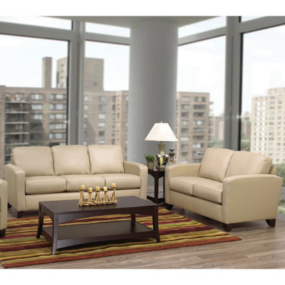 Watford 2 Piece Leather Match Living Room Set