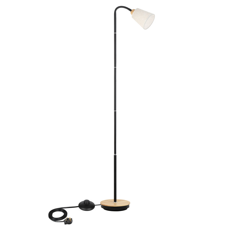 Floor Lamp Modern Standing Reading Lamp with Adjustable Gooseneck