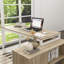 Akirah L-Shaped Metal Base Writing Desk-863877994-863877996