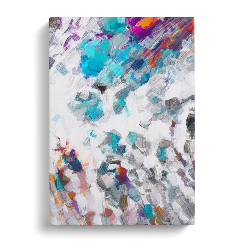 Future Code Abstract - Wrapped Canvas Print, 60cm H x 40cm W x 3cm D