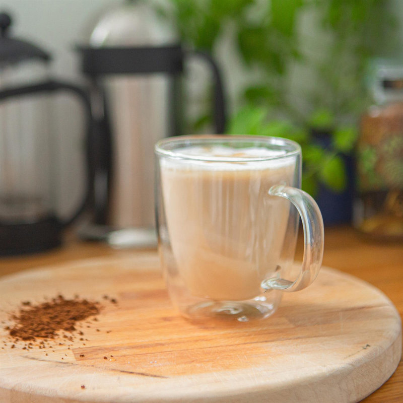 Rink Drink Double-Walled Glass Coffee Cups
