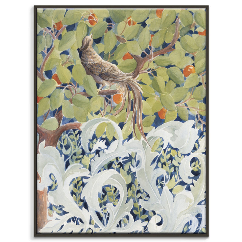 Happy Serenade by Catherine Fitzgerald - Print on Canvas, Timber, 102cm H x 76cm W